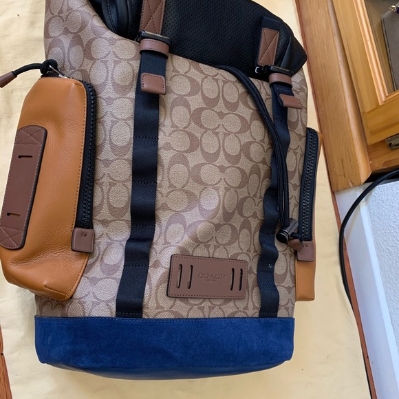 Coach Bags Nwt Coach Ranger Backpack In Signature Canvas Poshmark